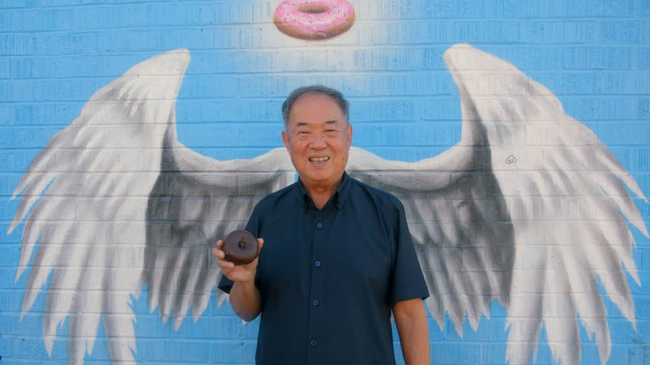 Image from The Donut King. A photo of Ted Ngoy.